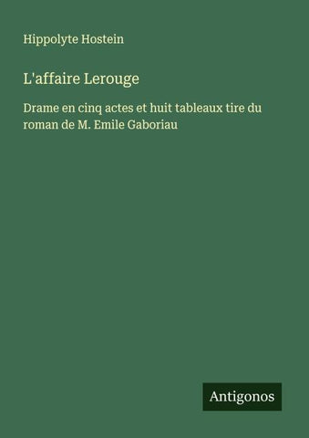 L'affaire Lerouge