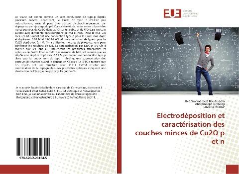 Electrodéposition et caractérisation des couches minces de Cu2O p et n