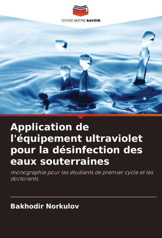 Application de l'équipement ultraviolet pour la désinfection des eaux souterraines