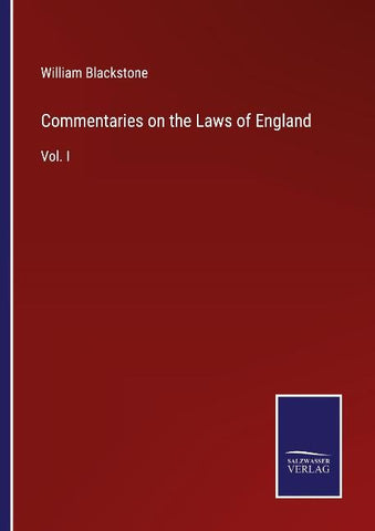 Commentaries on the Laws of England