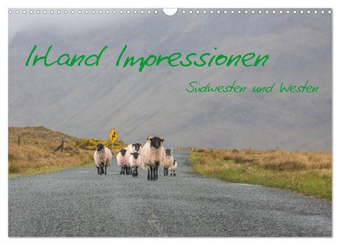 Irland Impressionen Südwesten und Westen (Wandkalender 2026 DIN A3 quer), CALVENDO Monatskalender