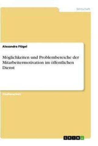 Möglichkeiten und Problembereiche der Mitarbeitermotivation im öffentlichen Dienst