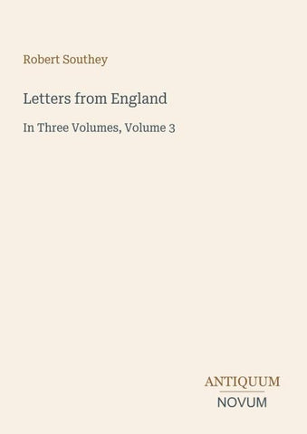 Letters from England