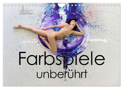 Farbspiele - unberührt (Wandkalender 2026 DIN A4 quer), CALVENDO Monatskalender