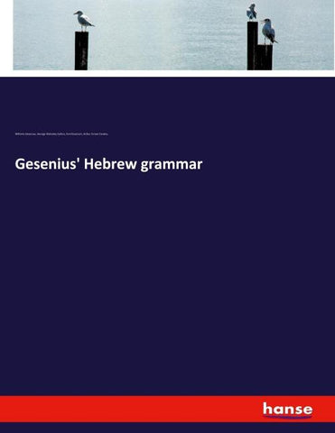 Gesenius' Hebrew grammar