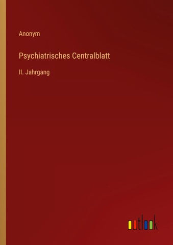 Psychiatrisches Centralblatt