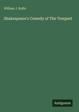Shakespeare's Comedy of The Tempest