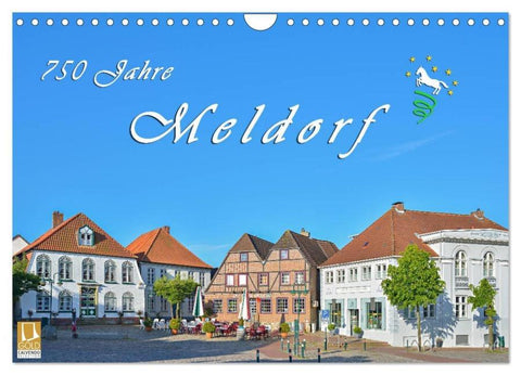 750 Jahre Meldorf (Wandkalender 2026 DIN A4 quer), CALVENDO Monatskalender