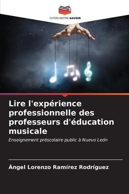 Lire l'expérience professionnelle des professeurs d'éducation musicale