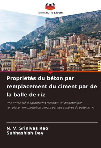 Propriétés du béton par remplacement du ciment par de la balle de riz