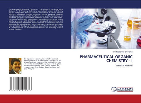 PHARMACEUTICAL ORGANIC CHEMISTRY - I