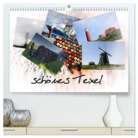 schönes Texel (hochwertiger Premium Wandkalender 2026 DIN A2 quer), Kunstdruck in Hochglanz