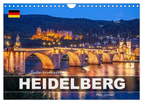 Baden-Württemberg - Heidelberg (Wandkalender 2027 DIN A4 quer), CALVENDO Monatskalender