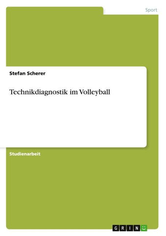 Technikdiagnostik im Volleyball
