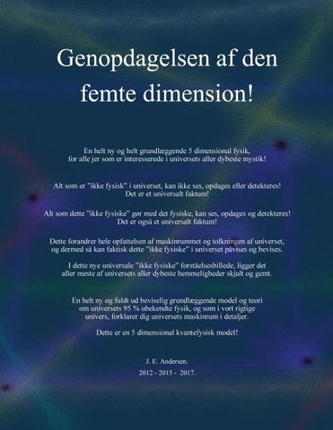 Genopdagelsen af den femte dimension!