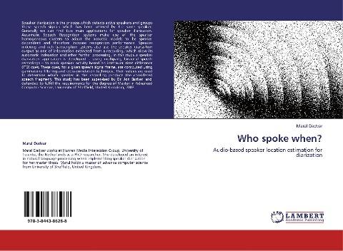 Who spoke when?