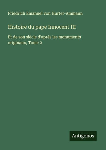 Histoire du pape Innocent III