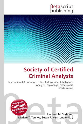 Society of Certified Criminal Analysts
