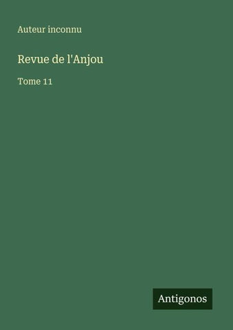 Revue de l'Anjou