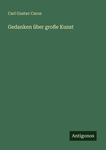 Gedanken über große Kunst