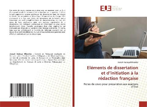 Eléments de dissertation et d'initiation à la rédaction française