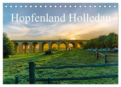 Hopfenland Holledau (Tischkalender 2026 DIN A5 quer), CALVENDO Monatskalender