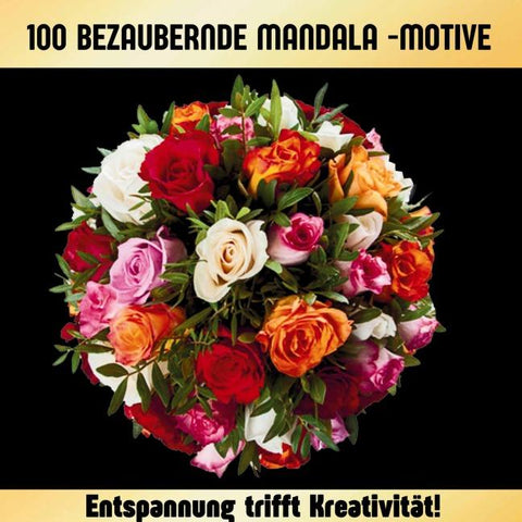 Blumen-Mandalas zum Ausmalen