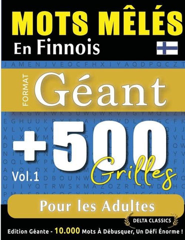 MOTS MÊLÉS EN FINNOIS FORMAT GÉANT