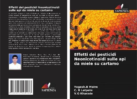 Effetti dei pesticidi Neonicotinoidi sulle api da miele su cartamo