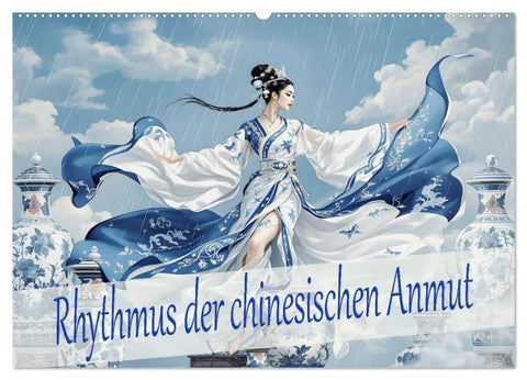 Rhythmus der chinesischen Anmut (Wandkalender 2026 DIN A2 quer), CALVENDO Monatskalender