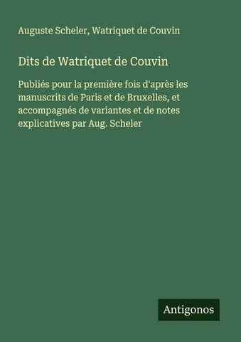 Dits de Watriquet de Couvin
