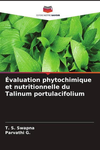 Évaluation phytochimique et nutritionnelle du Talinum portulacifolium