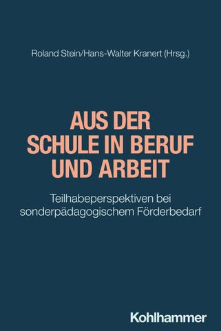 Aus der Schule in Beruf und Arbeit