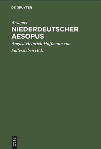 Niederdeutscher Aesopus
