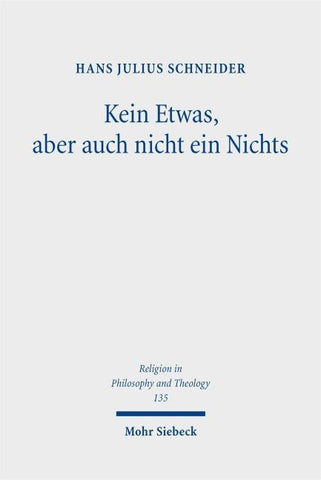 Kein Etwas, aber auch nicht ein Nichts