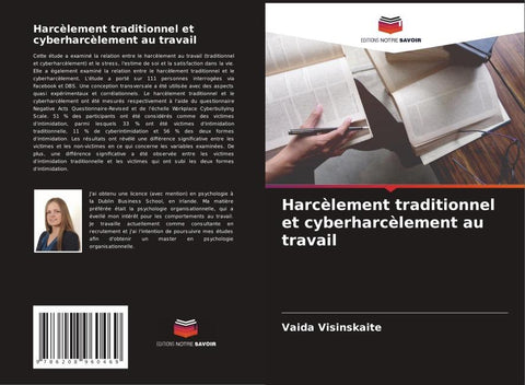 Harcèlement traditionnel et cyberharcèlement au travail
