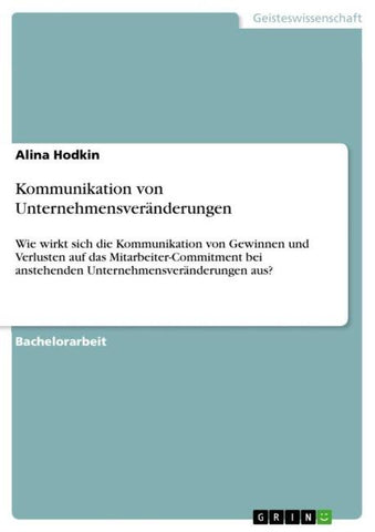 Kommunikation von Unternehmensveränderungen
