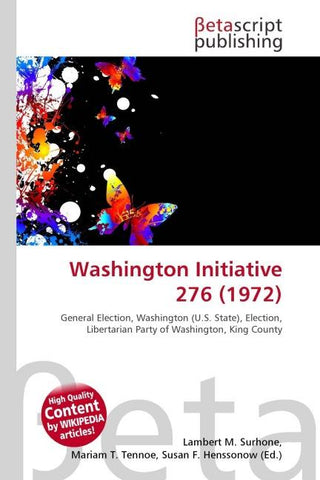 Washington Initiative 276 (1972)