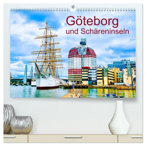 Göteborg und Schäreninseln (hochwertiger Premium Wandkalender 2026 DIN A2 quer), Kunstdruck in Hochglanz