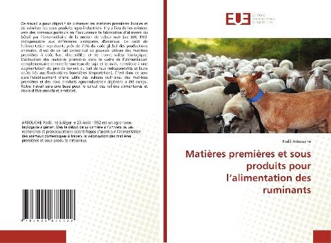 Matières premières et sous produits pour l'alimentation des ruminants