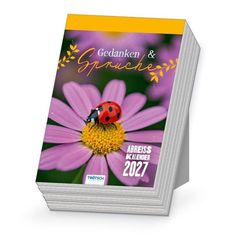 TRÖTSCH - Abreißkalender Gedanken und Sprüche 2027
