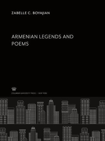 Armenian Legends and Poems
