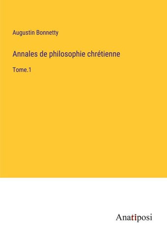 Annales de philosophie chrétienne