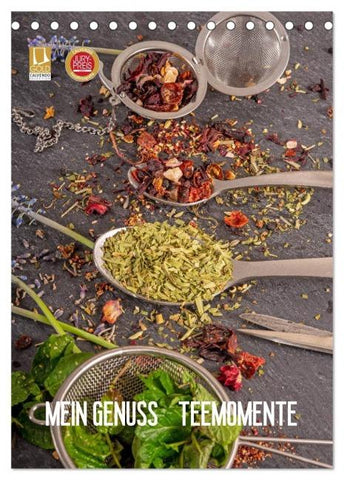 Mein Genuss Teemomente (Tischkalender 2026 DIN A5 hoch), CALVENDO Monatskalender