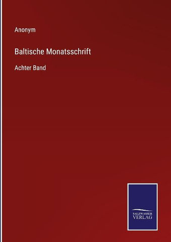 Baltische Monatsschrift