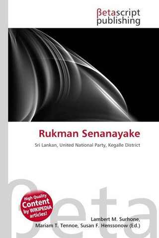 Rukman Senanayake