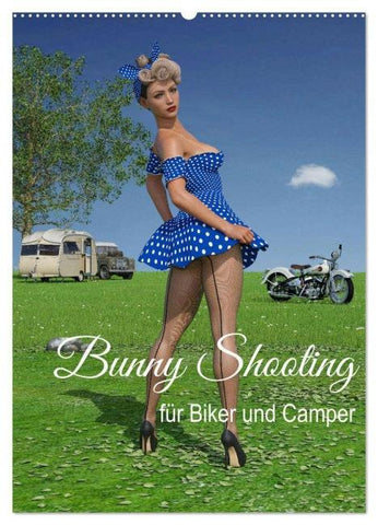 Bunny Shooting (Wandkalender 2026 DIN A2 hoch), CALVENDO Monatskalender