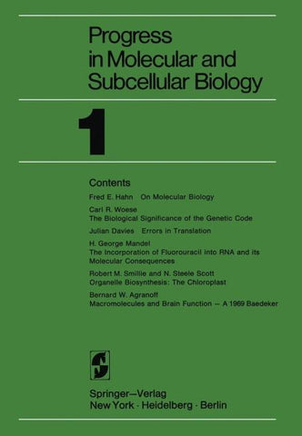 Progress in Molecular and Subcellular Biology
