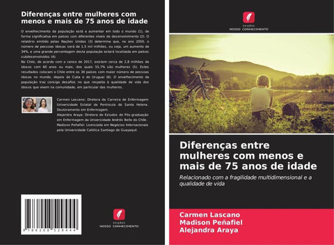 Diferenças entre mulheres com menos e mais de 75 anos de idade