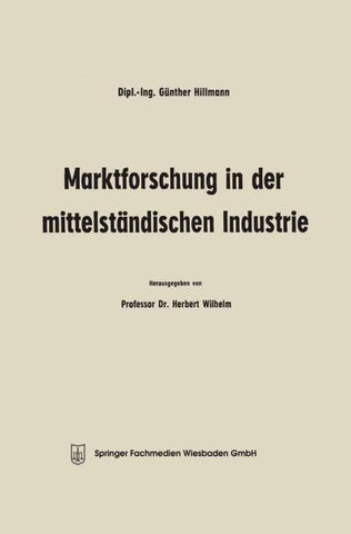 Marktforschung in der mittelständischen Industrie
